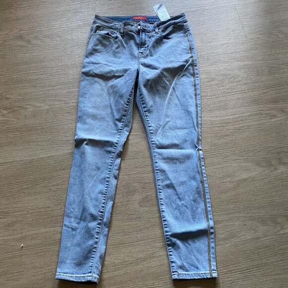 GUESS jeans with rhinestones down the side SIZE 30 - Picture 1 of 7